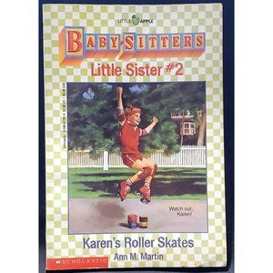 Babysitters Club LITTLE SISTER book #2 Karen's Roller Skates VTG 1988 Scholastic